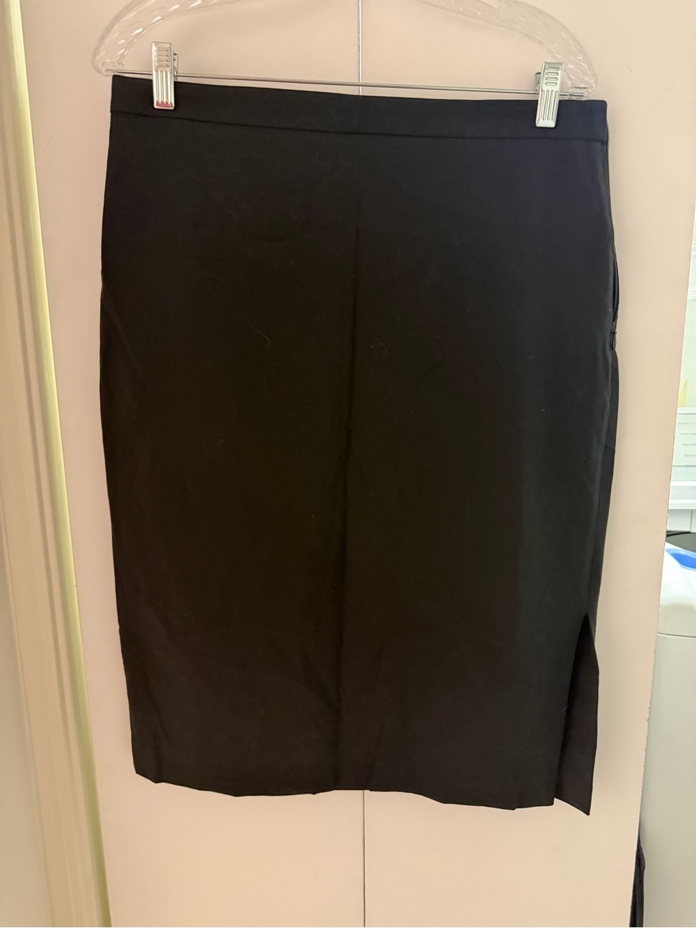 Banana Republic Black Pencil Skirt with Side Slit
